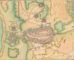 Het beleg van Bergen op Zoom in 1747