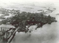 Overstroming bij Cuijk in 1920