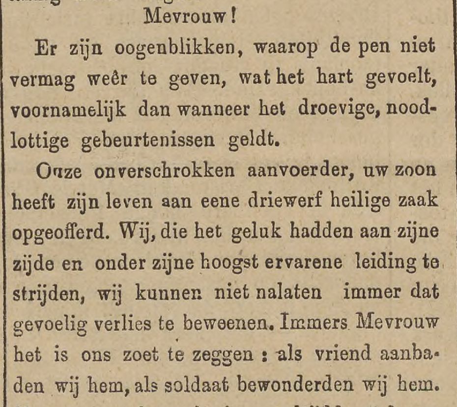 krantenbericht Boxmeers Weekblad 10-04-1873