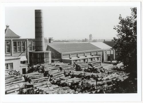 Stoomluciferfabriek De Vlinder van Ch. Loyens, vóór 1910 (bron: Stadsarchief Breda)