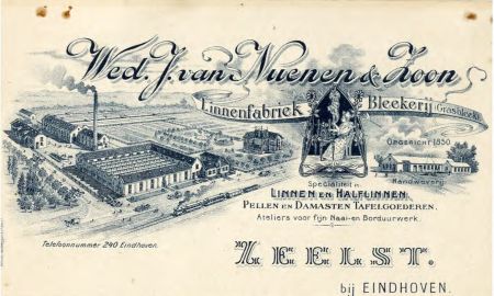 Linnenfabriek en Bleekerij Van Nuenen (bron: RHCe)
